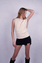 Ribbed Crochet Top